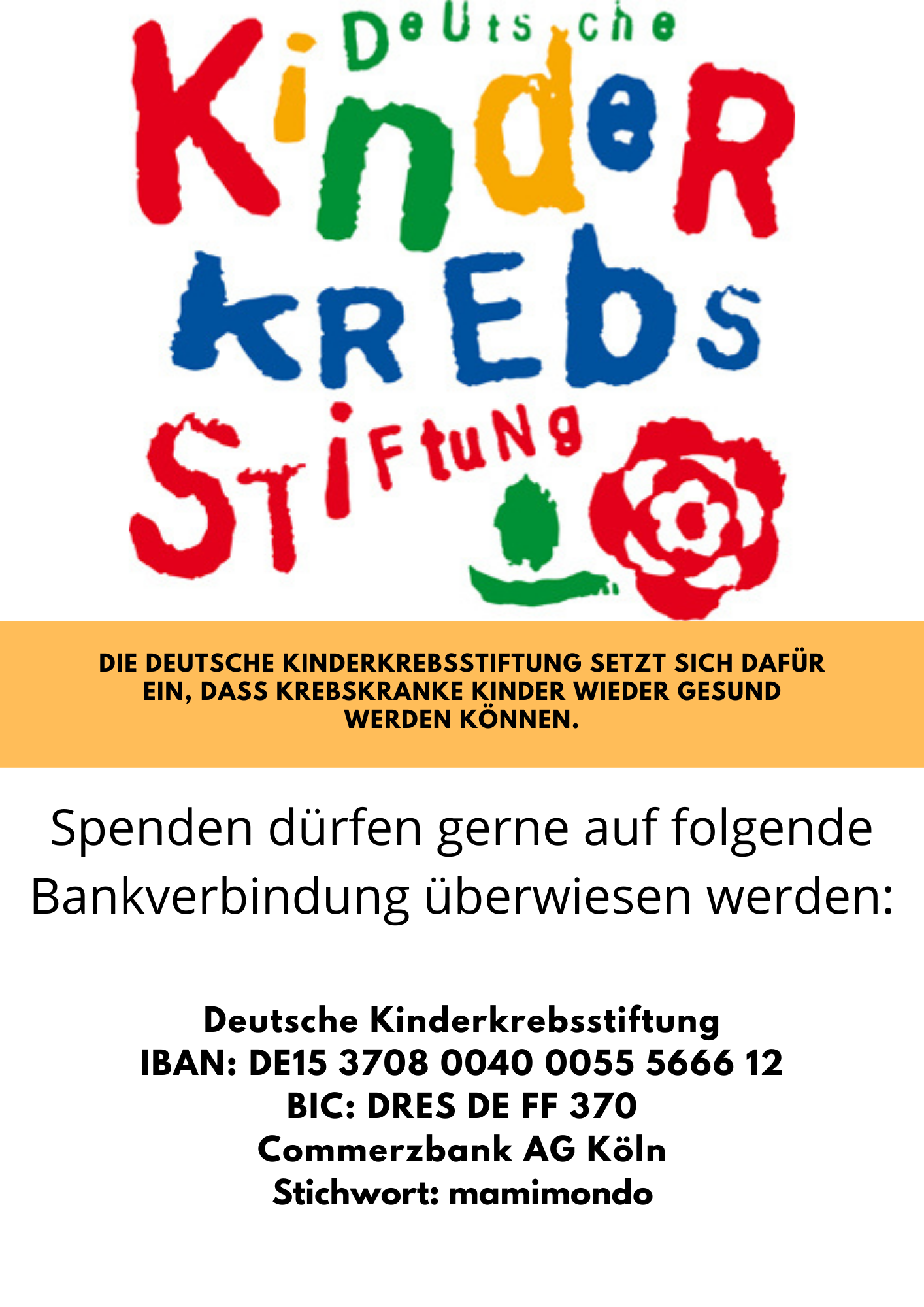 Logo Deutsche Kinder Krebs Stiftung